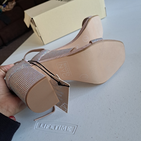 Madden NYC Rhinestone Heels - Picture 4 of 6
